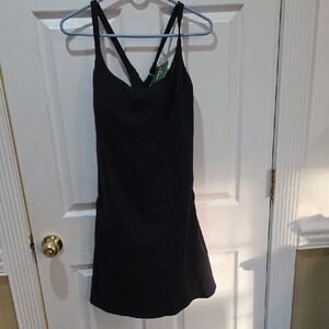 Halara Softlyzero Plush Black Sleeveless Dress Size XL Long Jumpsuit